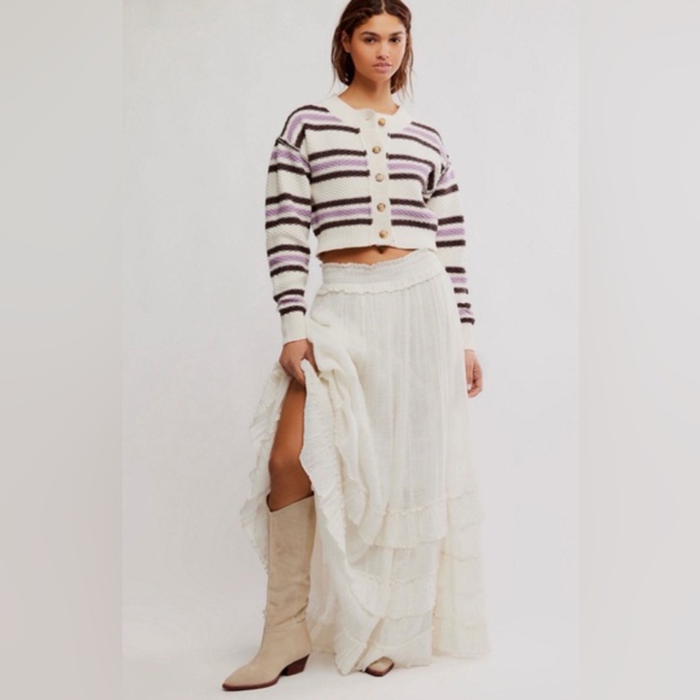 Free‎ People Lila Stripe Cardigan